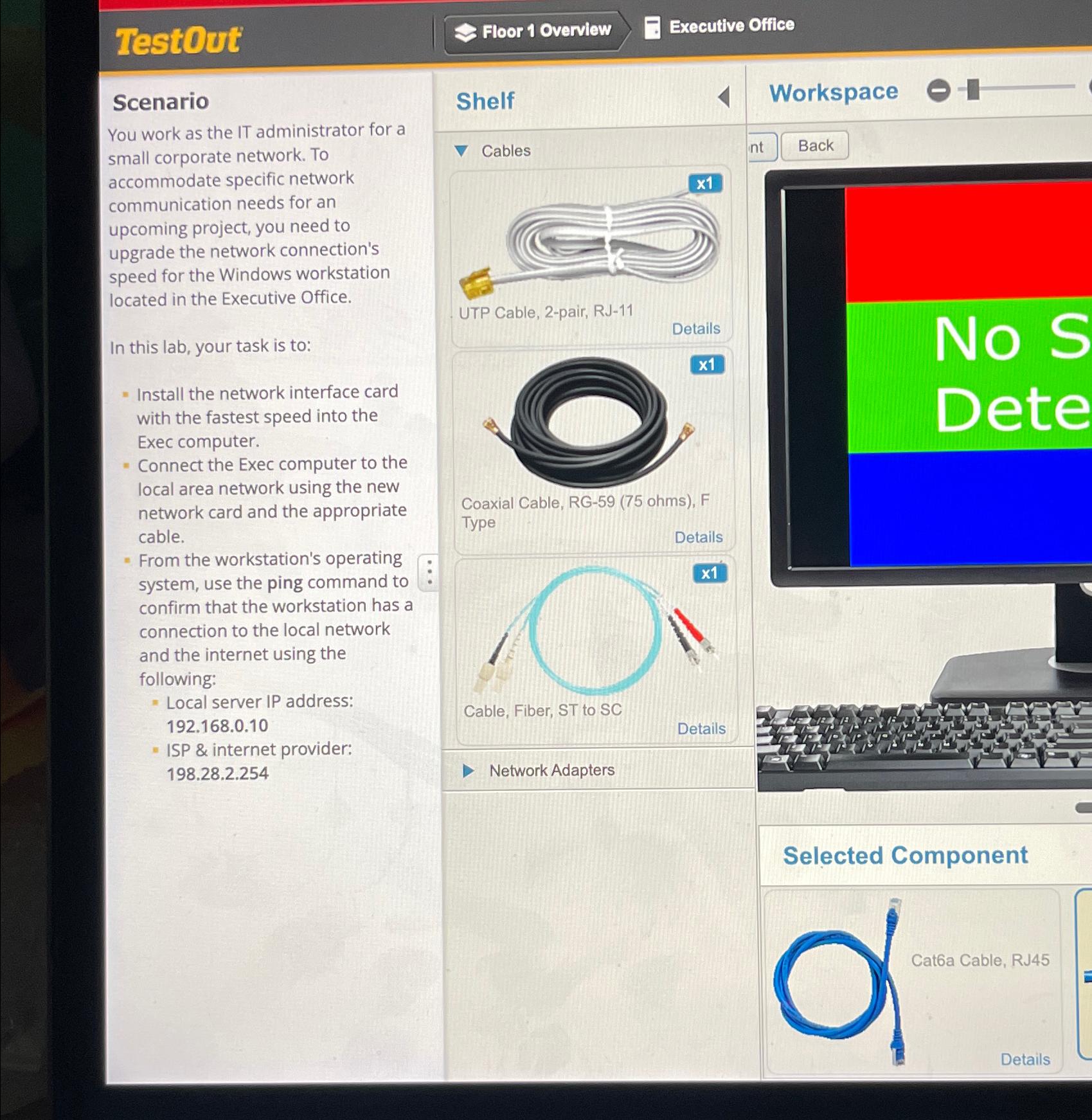 Solved TestOutScenarioYou work as the IT administrator for a | Chegg.com