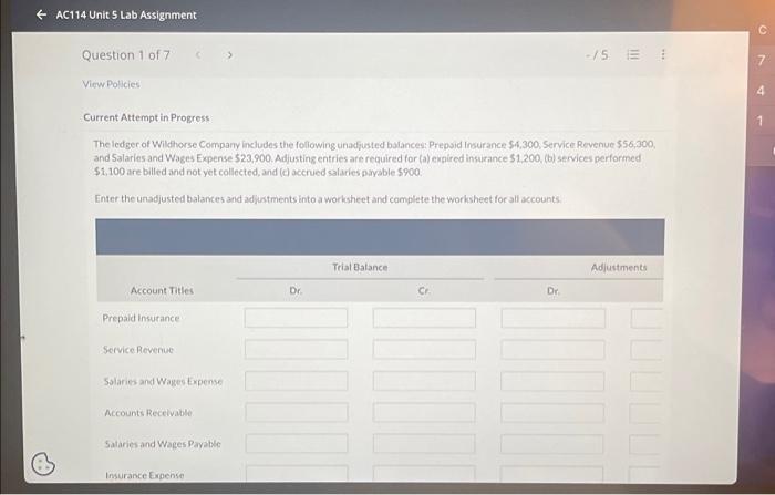 ac114 unit 5 lab assignment