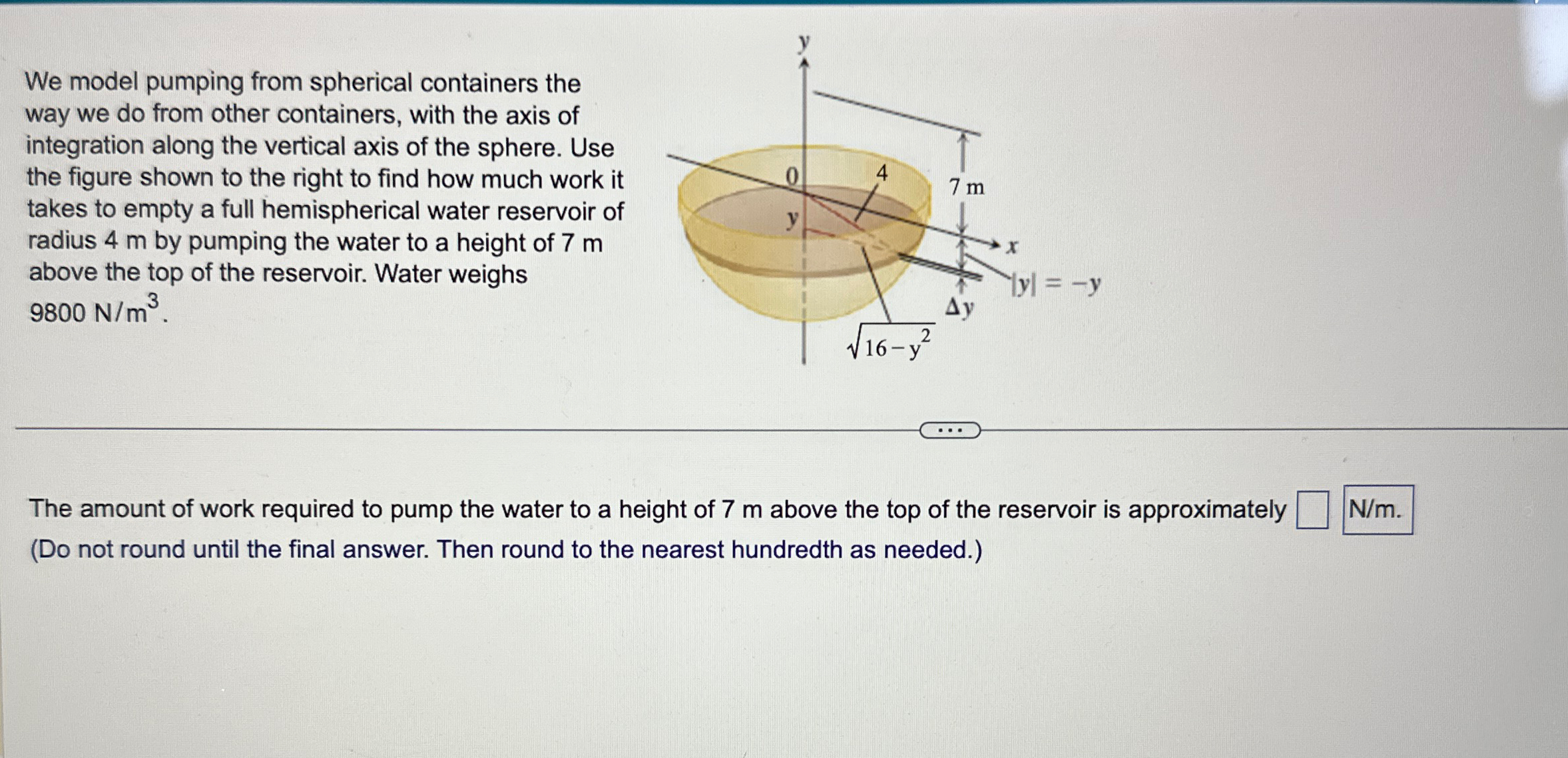 Solved We model pumping from spherical containers the way we | Chegg.com
