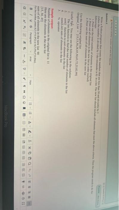 Solved Quan2 Write a Python program that counts the numbers | Chegg.com