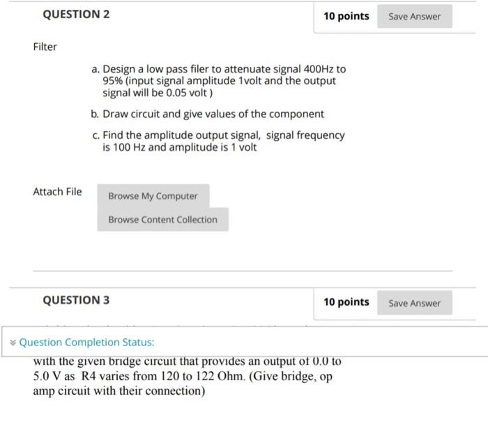 Solved answer The whole questions from 1 to 3 step by step | Chegg.com