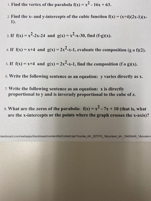 solved-1-find-the-vertex-of-the-parabola-f-x-x2-16x-chegg