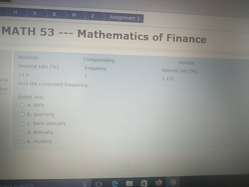 Solved M B B M 2. Assignment 2 MATH 53 --- Mathematics Of | Chegg.com