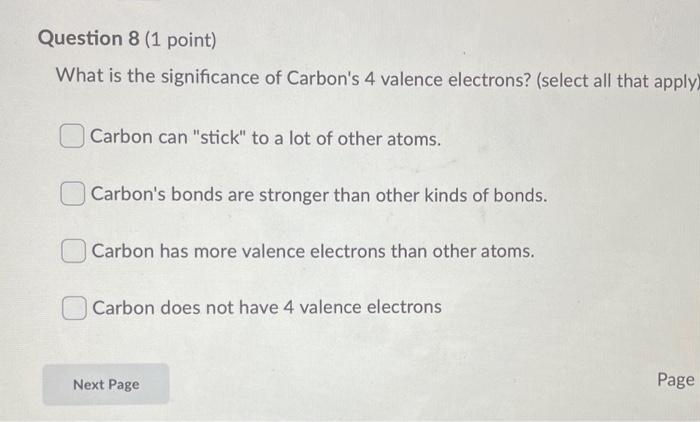 Solved Question 1 (1 Point) What Did The Miller Experiment | Chegg.com