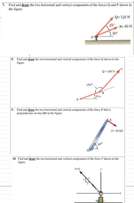 Solved 7. Find and draw the two horizontal and vertical | Chegg.com