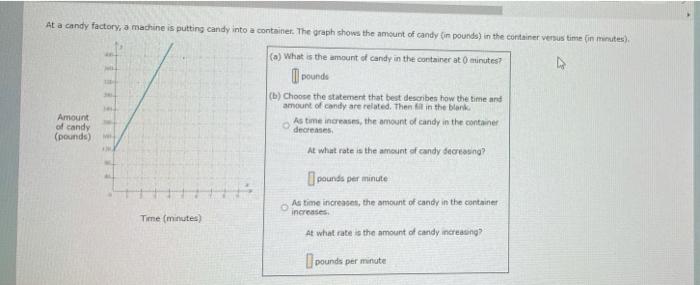 Solved At a candy factory a machine is putting candy into a | Chegg.com