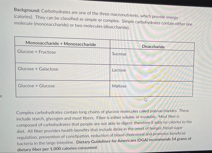 Solved Lab 2Nutrition Facts Labels MUST BE SAVED AS A PDF!