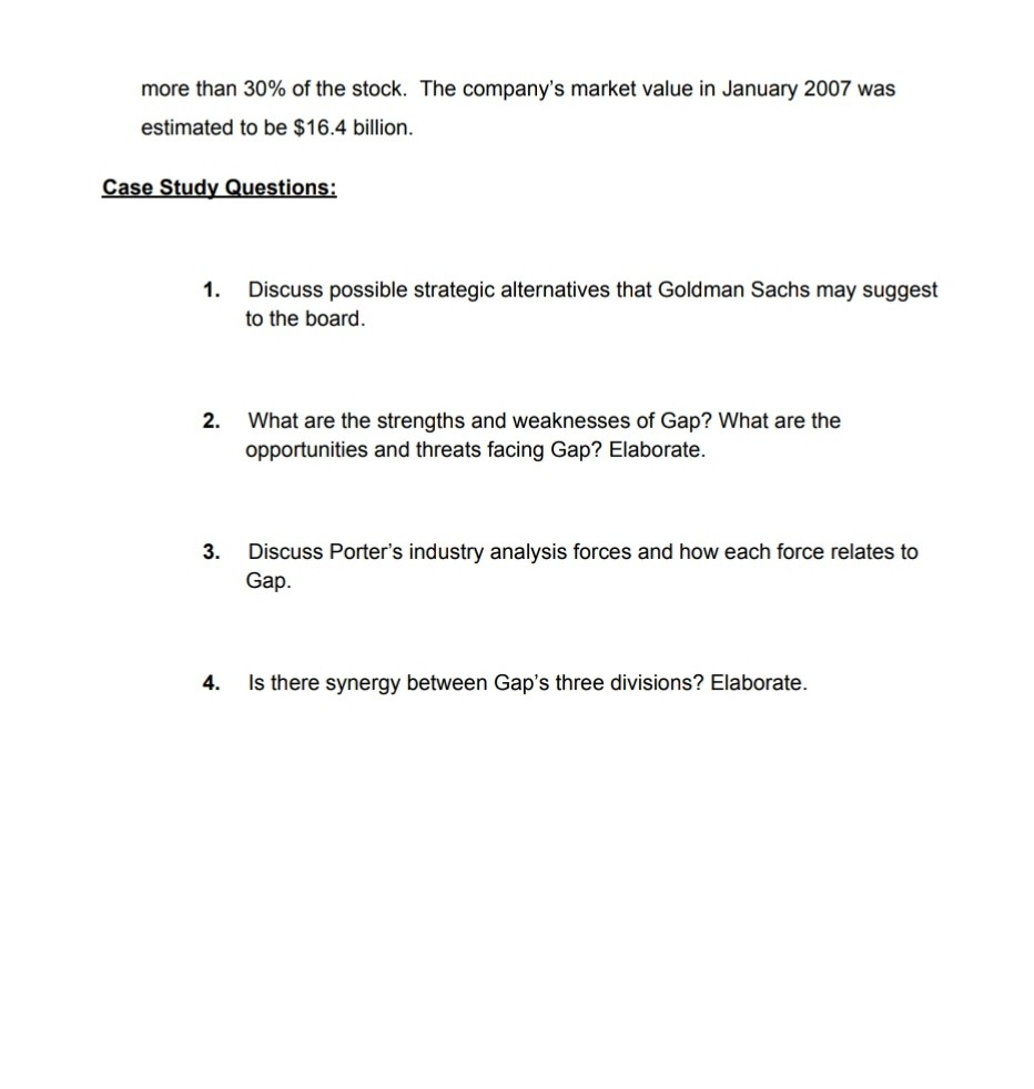 gap inc case study