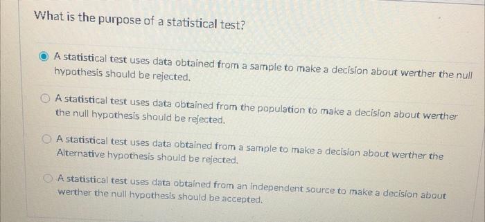 research question statistical test and purpose example brainly