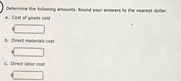 Solved Cost Flow Relationships The Following Information Is | Chegg.com