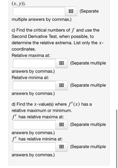 Solved NOTE When Using Interval Notation In WebWork Chegg Com   Image