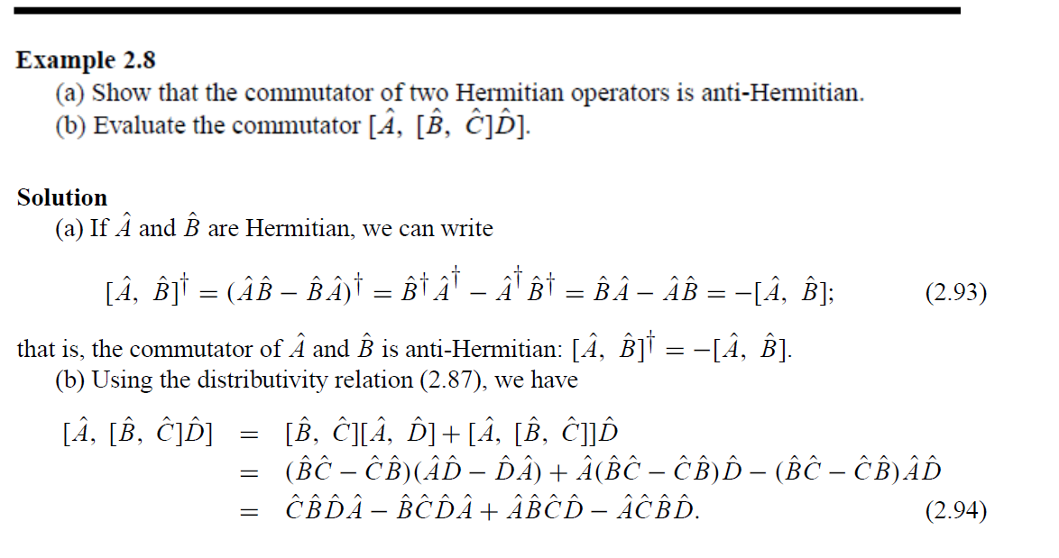 Solved Example 2.8i want to understand why bcad and -cbad | Chegg.com