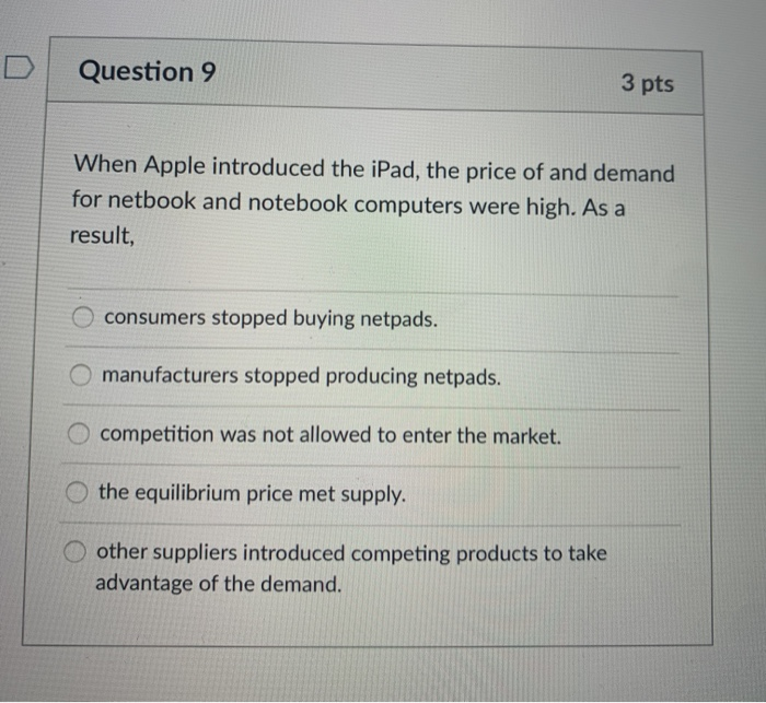 Solved Question 6 3 pts Which of the following is not a | Chegg.com