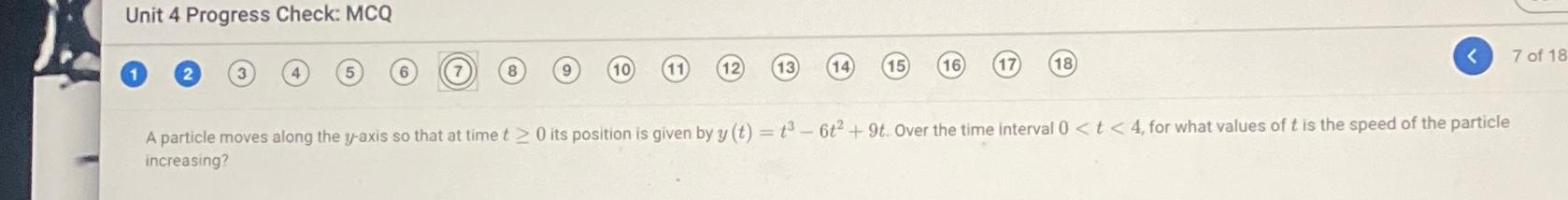 Solved Unit 4 ﻿Progress Check: MCQ Increasing? | Chegg.com