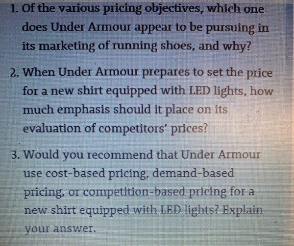 under armour cost