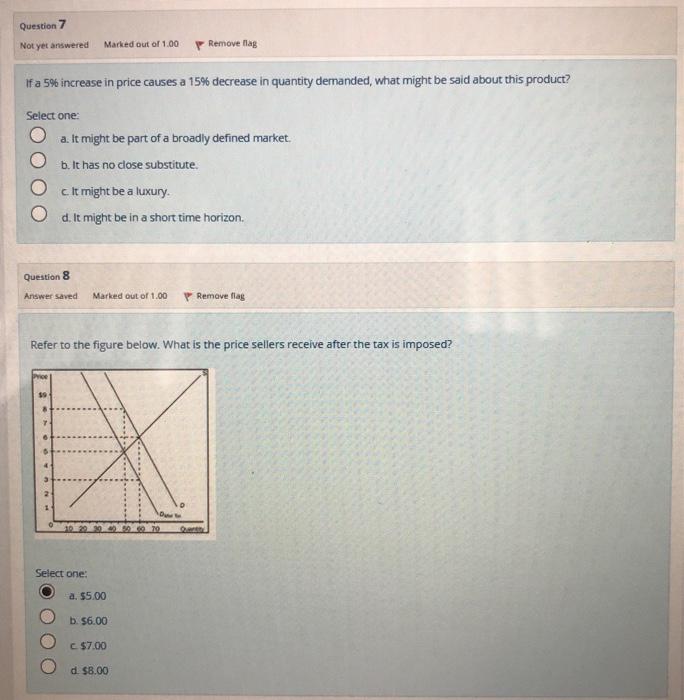 Solved Question 1 Answer saved Marked out of 1.00 Remove nag