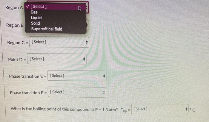 Solved Label The Regions Of The Phase Diagram Shown Below. | Chegg.com