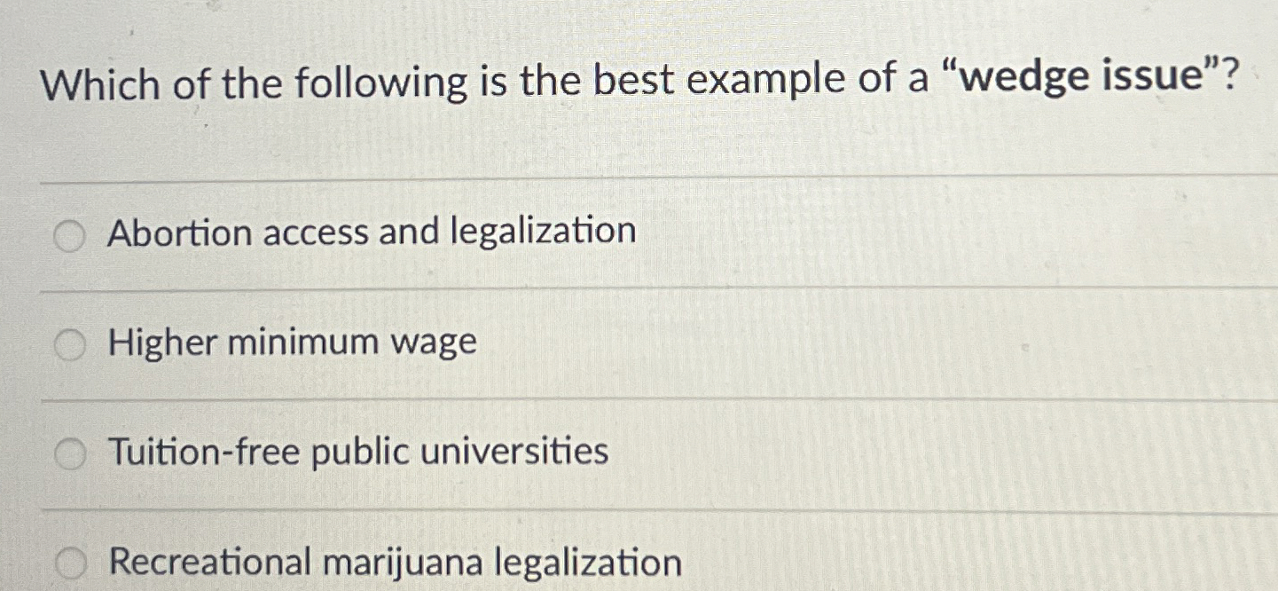 Solved Which of the following is the best example of a | Chegg.com