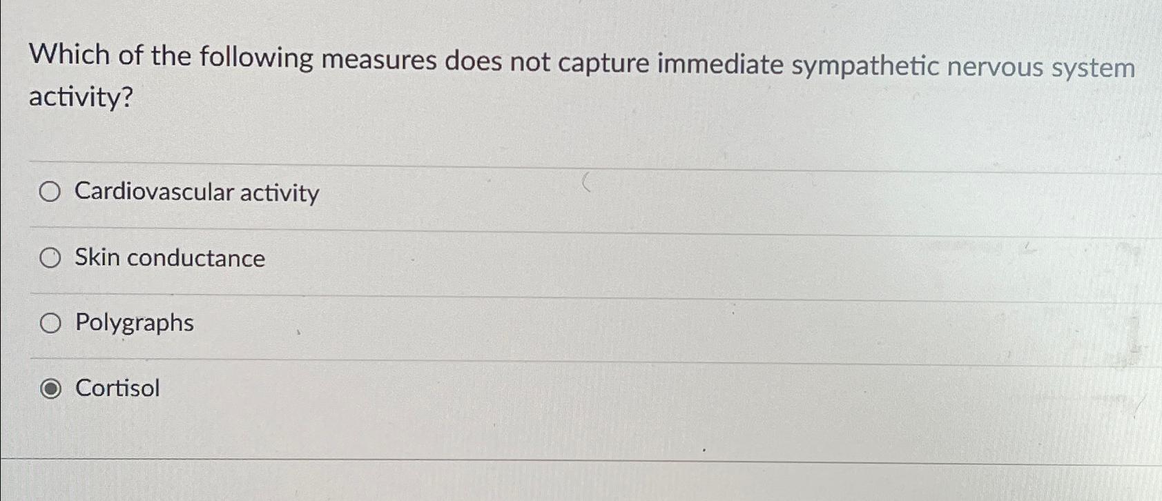 Solved Which of the following measures does not capture | Chegg.com