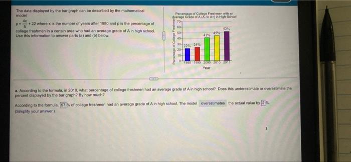 Solved # = 14 W-3H-53 835 Uk The data displayed by the bar | Chegg.com