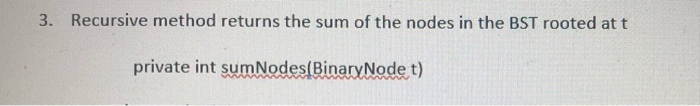 Solved public class Lab 1 PRIVATE BinaryNode CLASS private | Chegg.com
