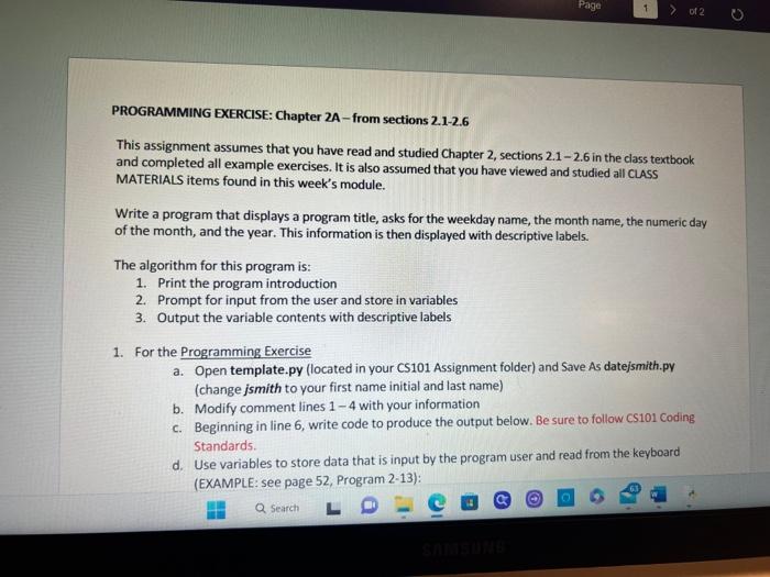 Solved This Assignment Assumes That You Have Read And | Chegg.com