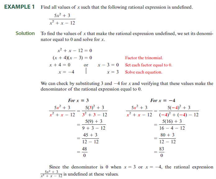 Solved: Find all values of the variable for which the following ra ...