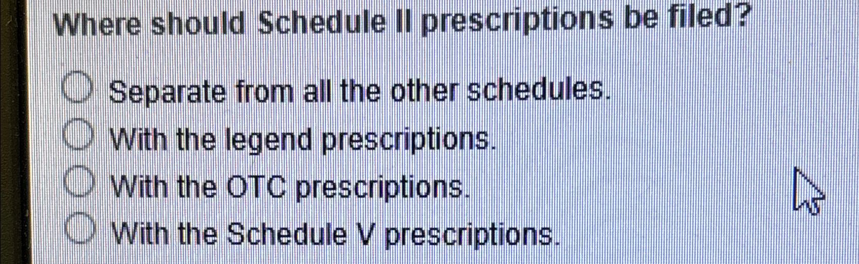 solved-where-should-schedule-ii-prescriptions-be-chegg