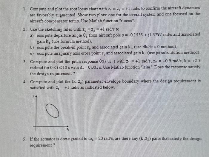 Solved Consider the aircraft pitch control system for the | Chegg.com
