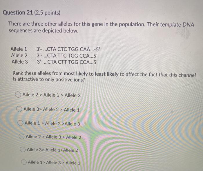Solved Use the codon chart to answer the question below: | Chegg.com