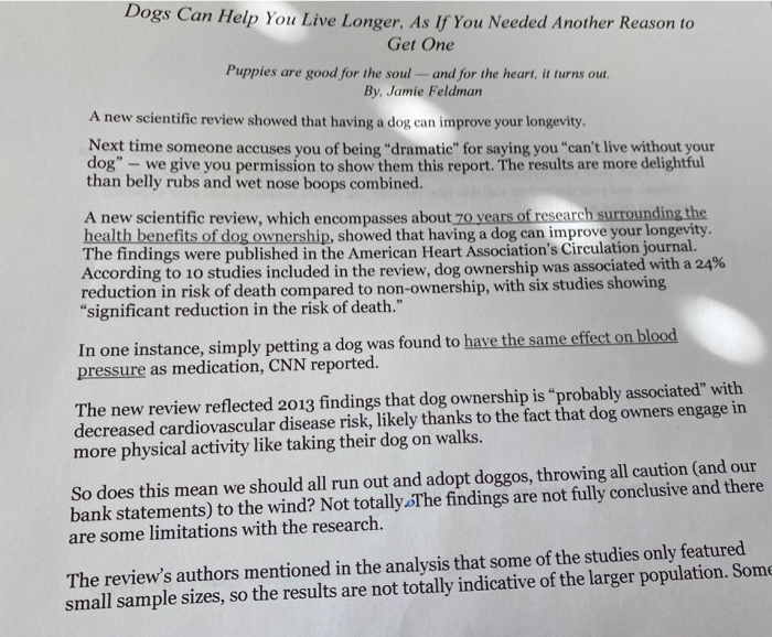 does owning a dog increase your lifespan