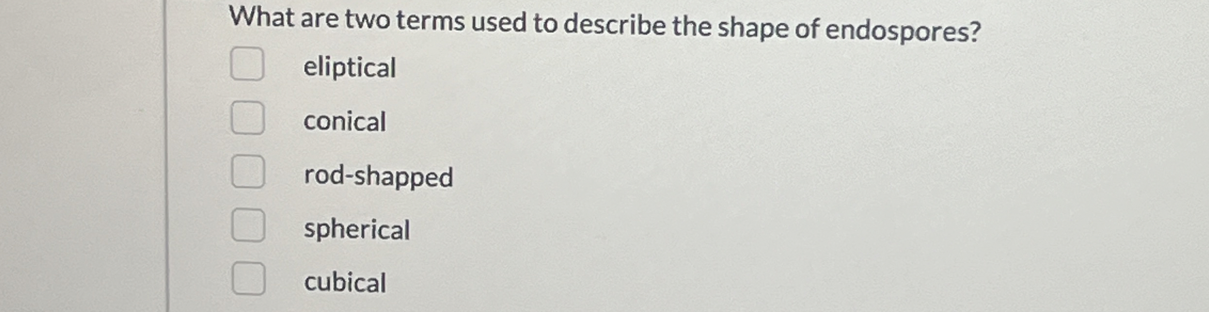 Solved What are two terms used to describe the shape of | Chegg.com