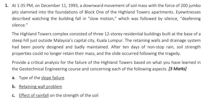 Solved 1. At 1:35 PM, on December 11, 1993, a downward | Chegg.com