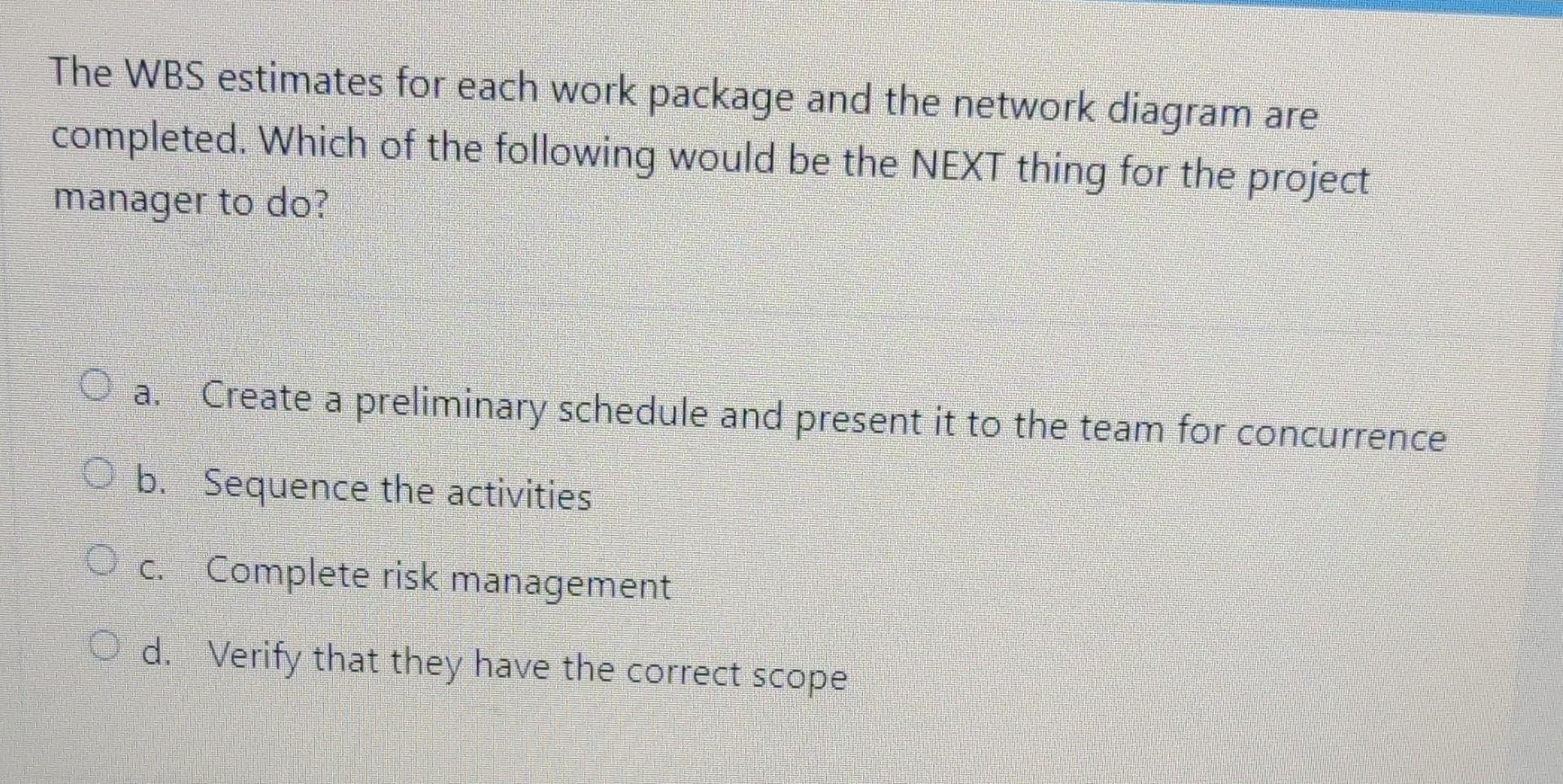Solved Given the following information, draw a project | Chegg.com