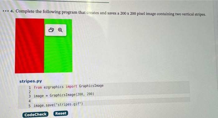 Solved 4. Complete the following program that creates and | Chegg.com