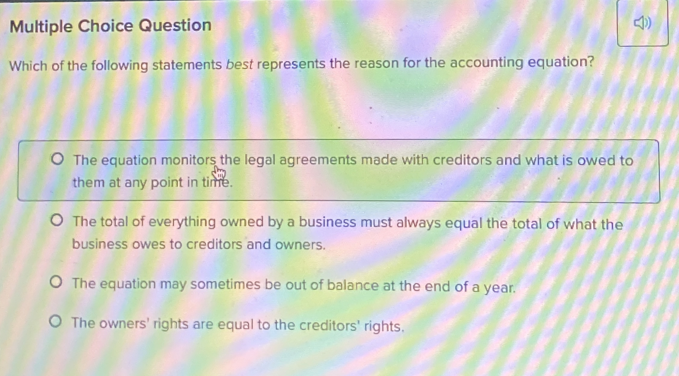 Solved Multiple Choice QuestionWhich of the following | Chegg.com