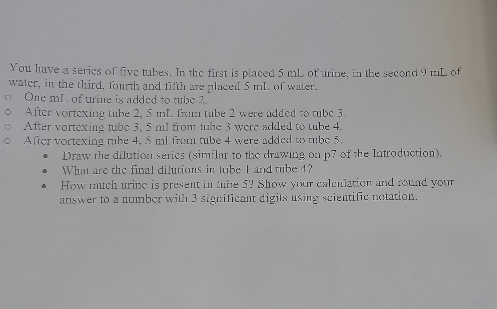 Solved 3. Prepare The Following Solutions Perform The | Chegg.com