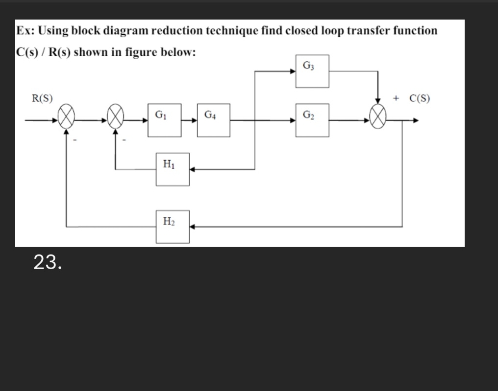 solved-ex-using-block-diagram-reduction-technique-find-chegg