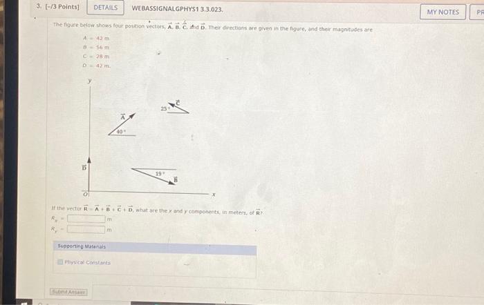 Solved 3. [-/3 Points] DETAILS The Figure Below Shows Four | Chegg.com