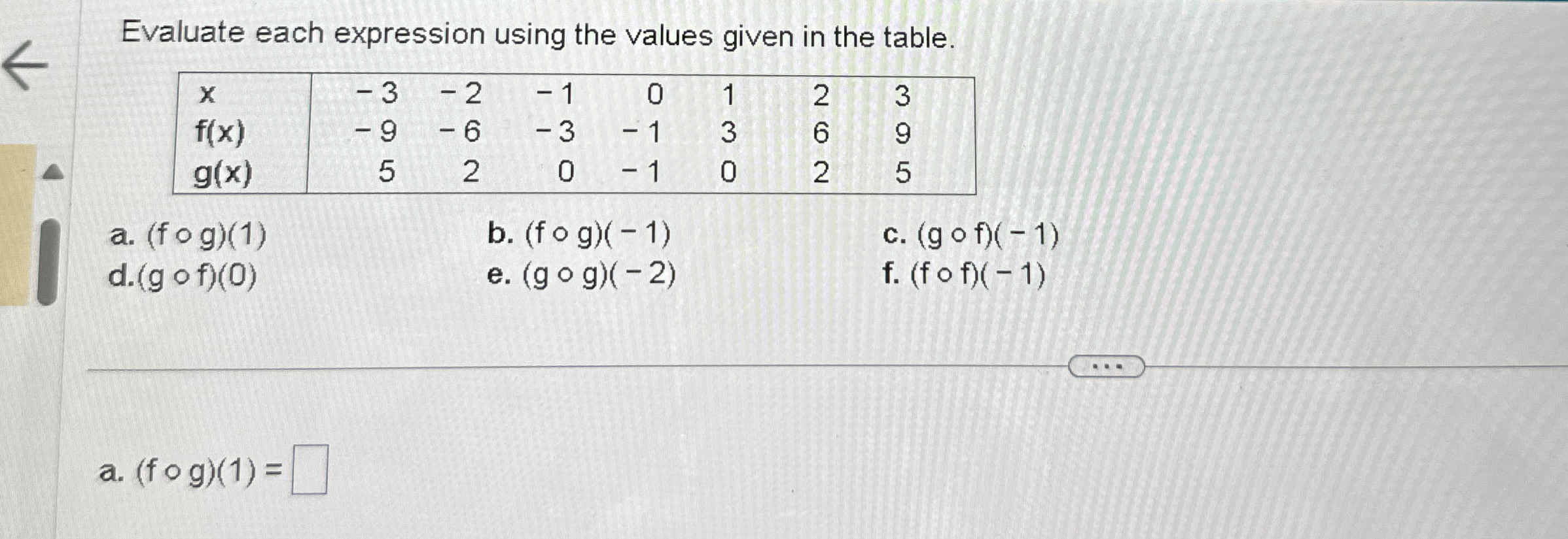 Solved Evaluate each expression using the values given in | Chegg.com