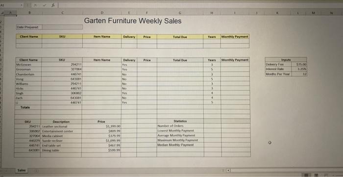 Garten Furniture Weekly Sales