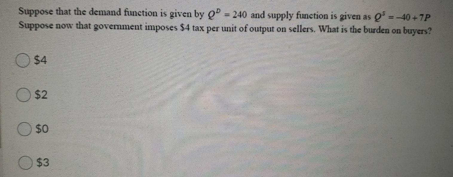 Solved Suppose that the demand function is given by Q = 240 | Chegg.com