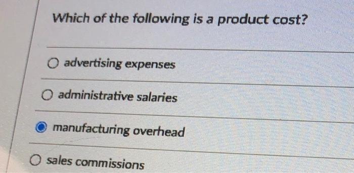 Solved Pus When Assigning Indirect Costs To Products Or | Chegg.com ...