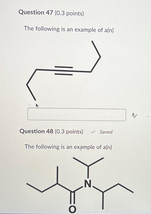 Solved The following is an example of a(n) Question 48 (0.3 | Chegg.com
