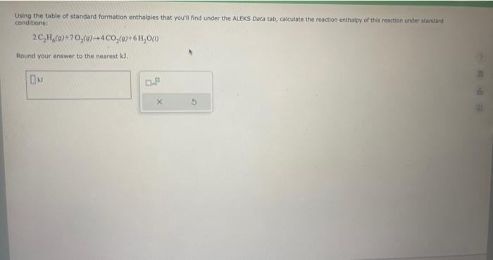 Solved Using the table of standard formation enthalpies that | Chegg.com