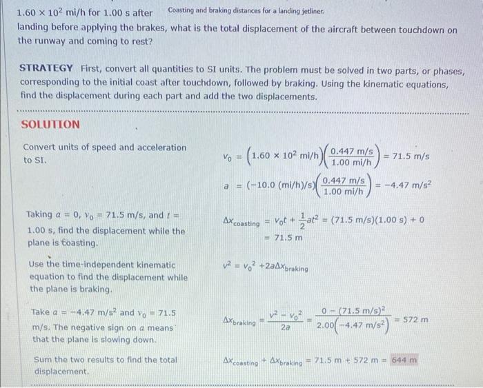 Solved GOAL. Apply kinematics to horizontal motion with two | Chegg.com