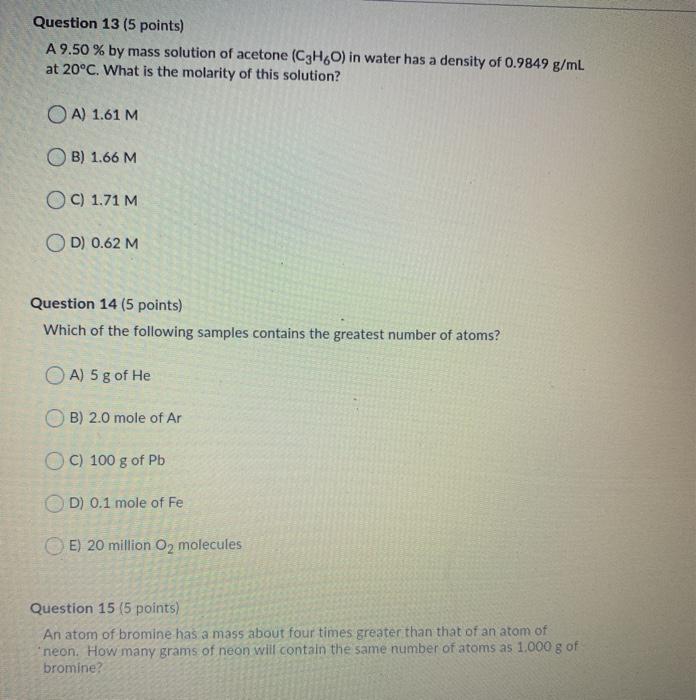 Solved Question 1 (5 Points) What Mass Of K2CO3 Is Needed To | Chegg.com