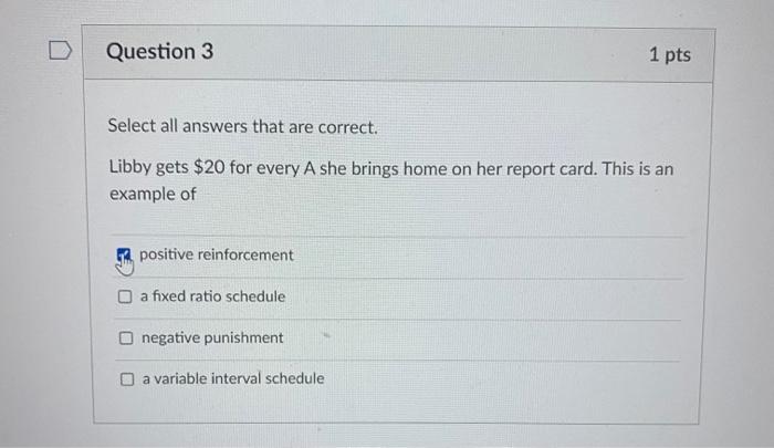 Solved Question 3 1 pts Select all answers that are correct. | Chegg.com