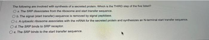 Solved The following are involved with synthesis of a | Chegg.com