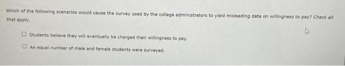 Solved A local college is deciding whether to conduct a | Chegg.com